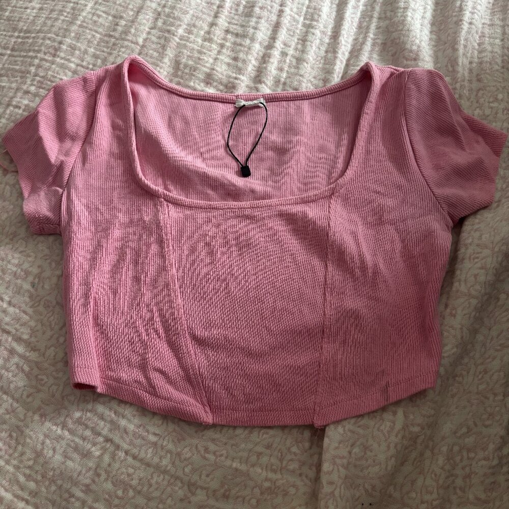 Garage pink top